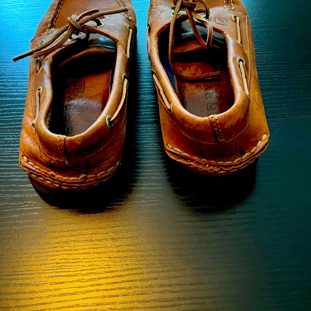 Men's Brown Leather Sperry Top Siders